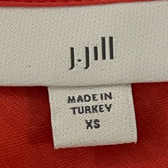 J.Jill Linen Coral Sleeveless Dress, size XS - Picture 7 of 8